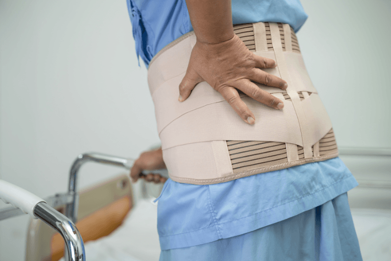 A Patient Suffering From a Spinal Fracture in South Florida