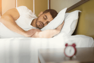 man sleeping